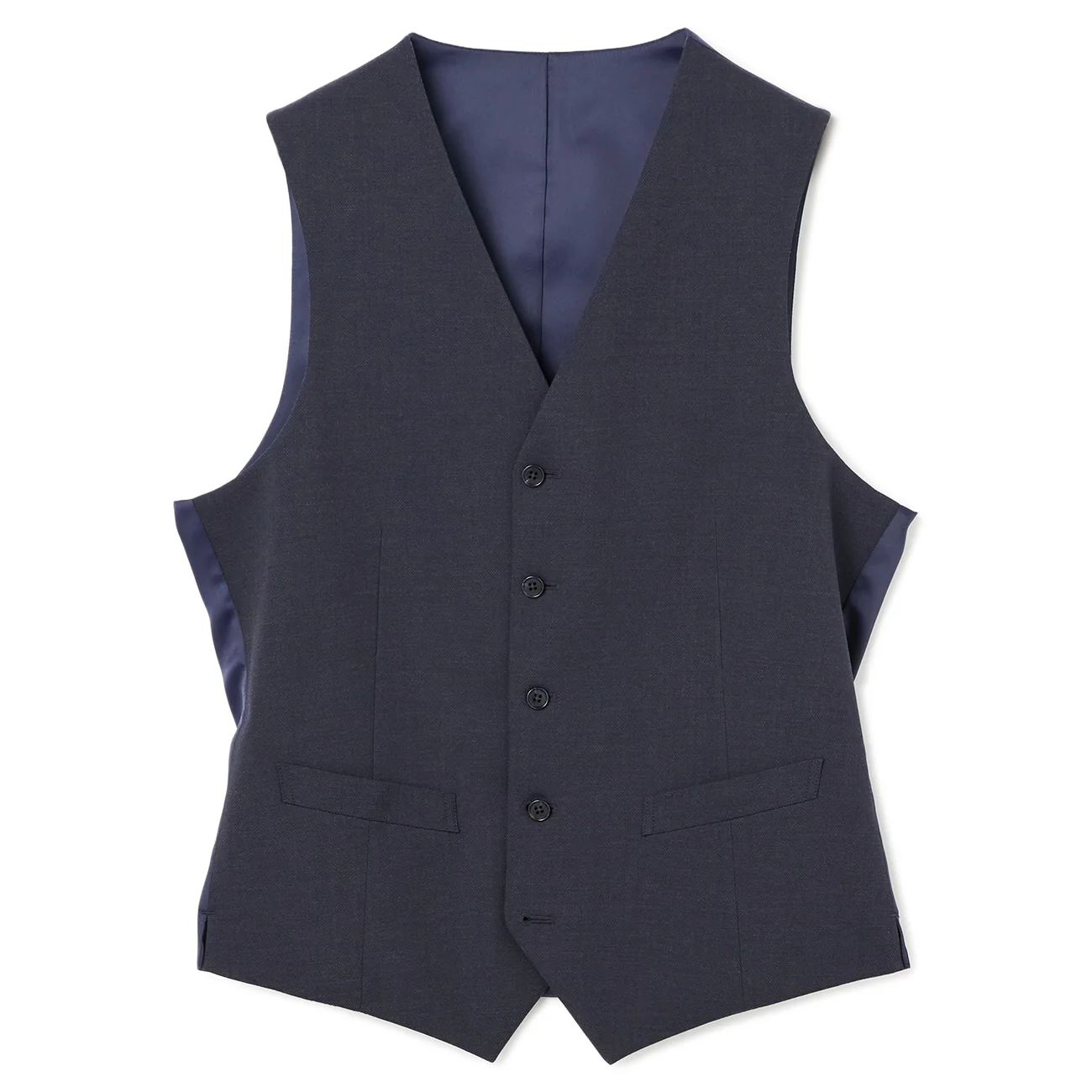Washable Pinhead 3-piece Suit - Navy - Image 16