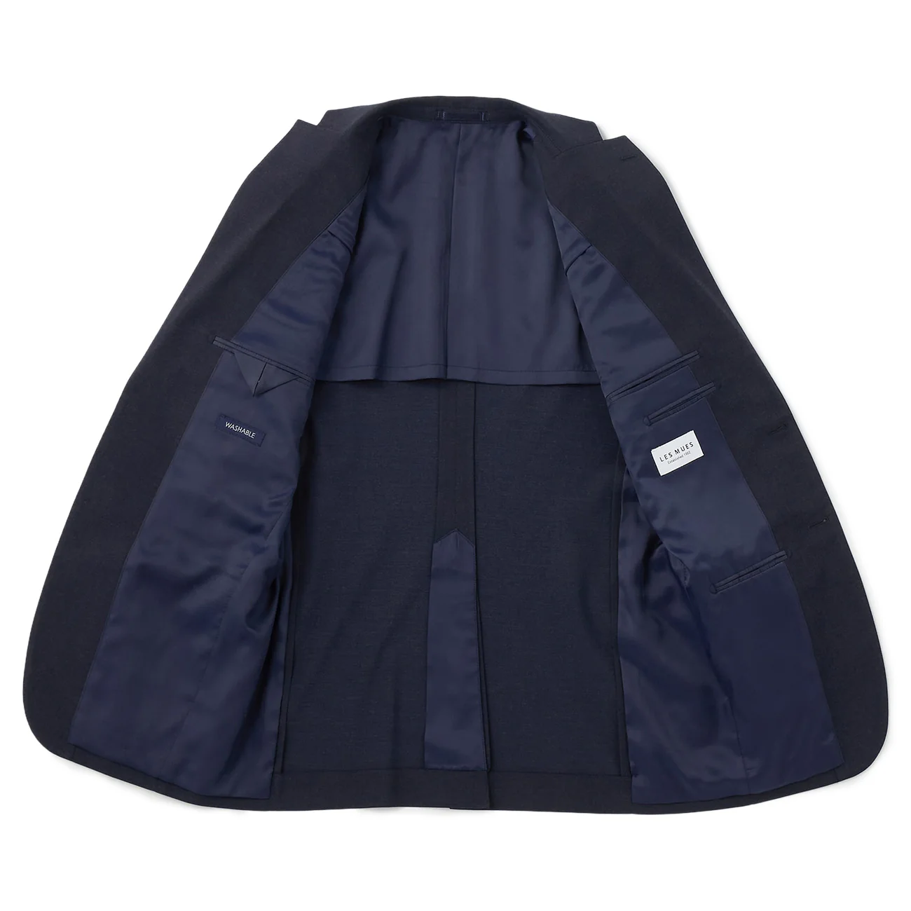 Washable Pinhead 3-piece Suit - Navy - Image 9