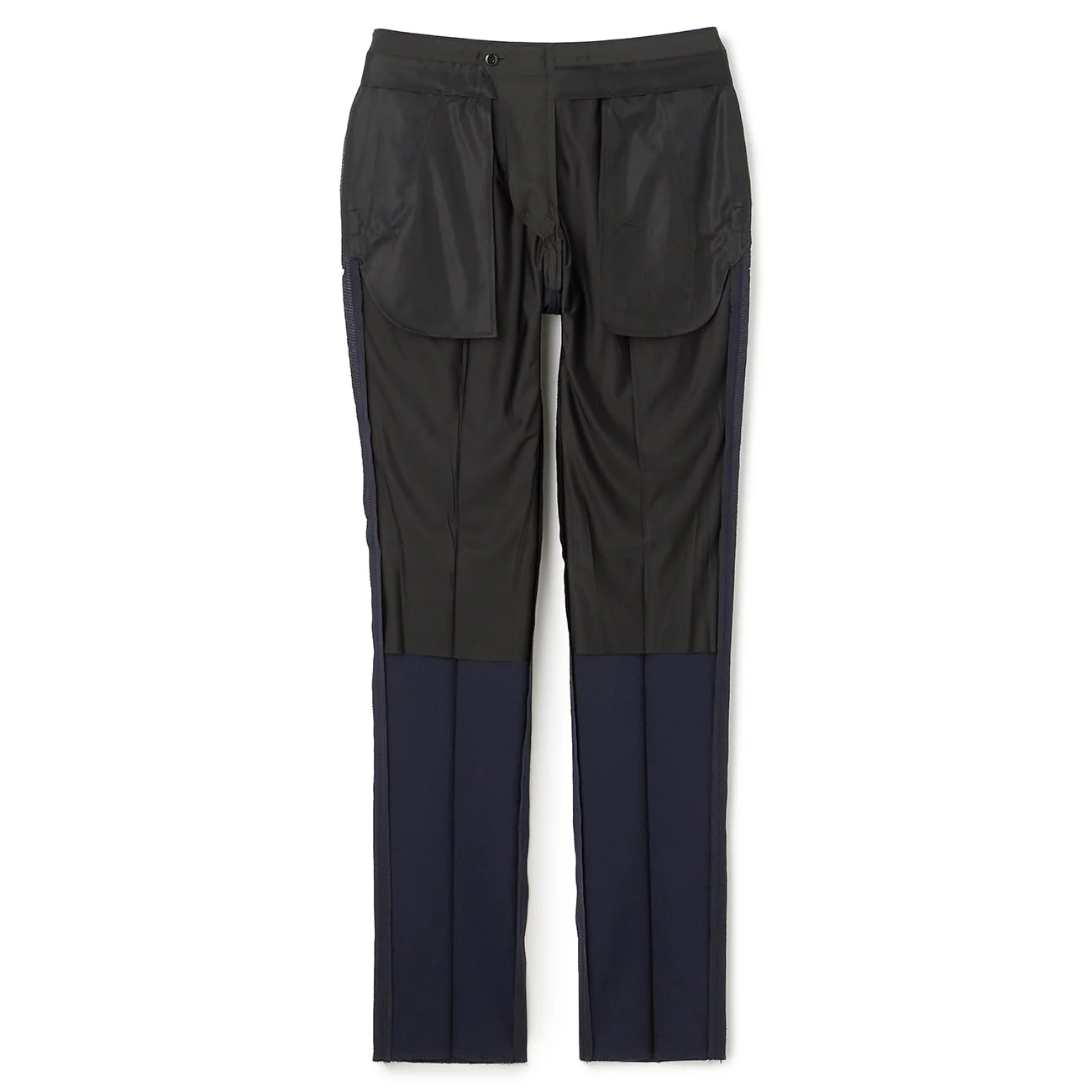 SUPER Aircool Washable Slim Fit Shadow Check 2-Pant Suit - Navy - Image 12