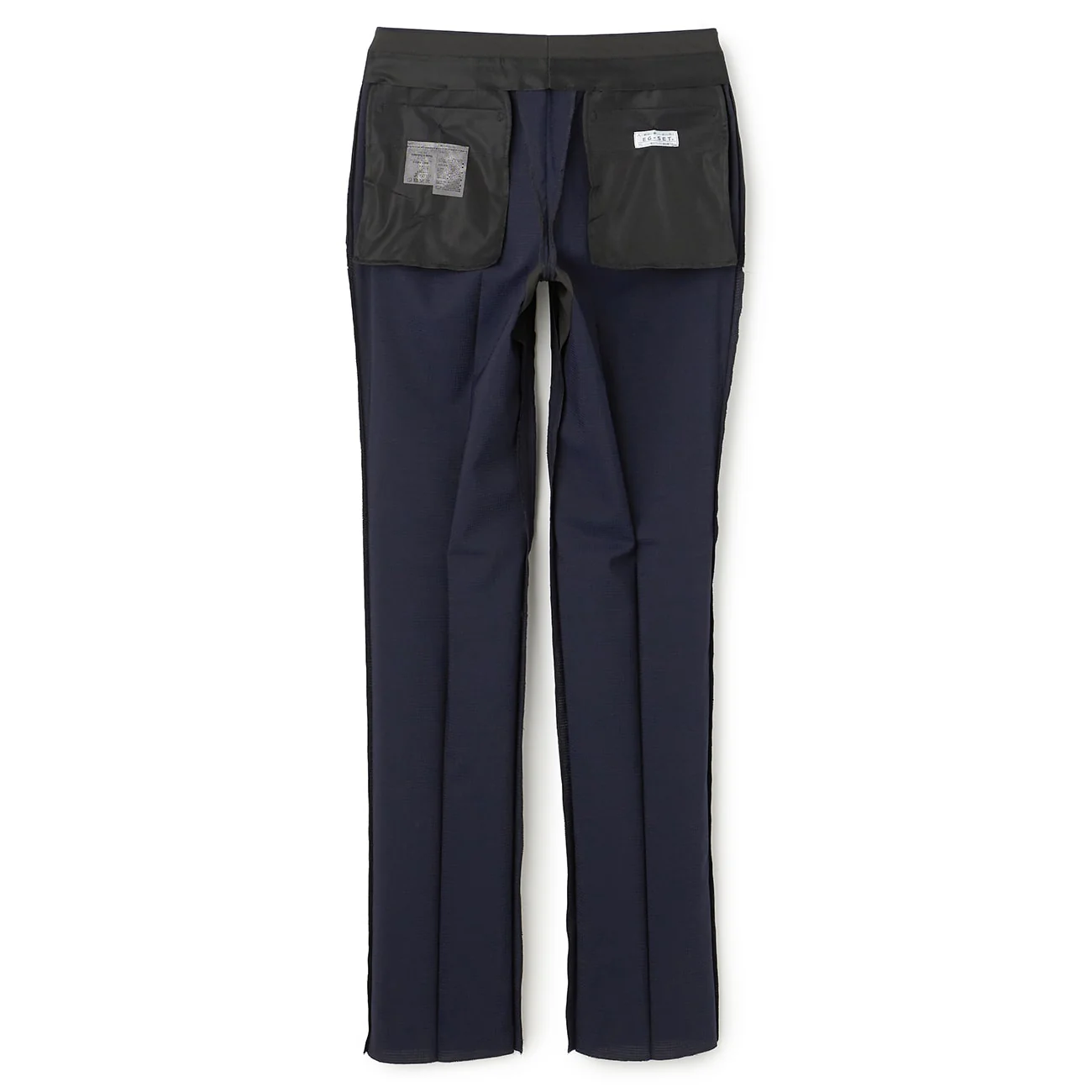 SUPER Aircool Washable Slim Fit Shadow Check 2-Pant Suit - Navy - Image 13