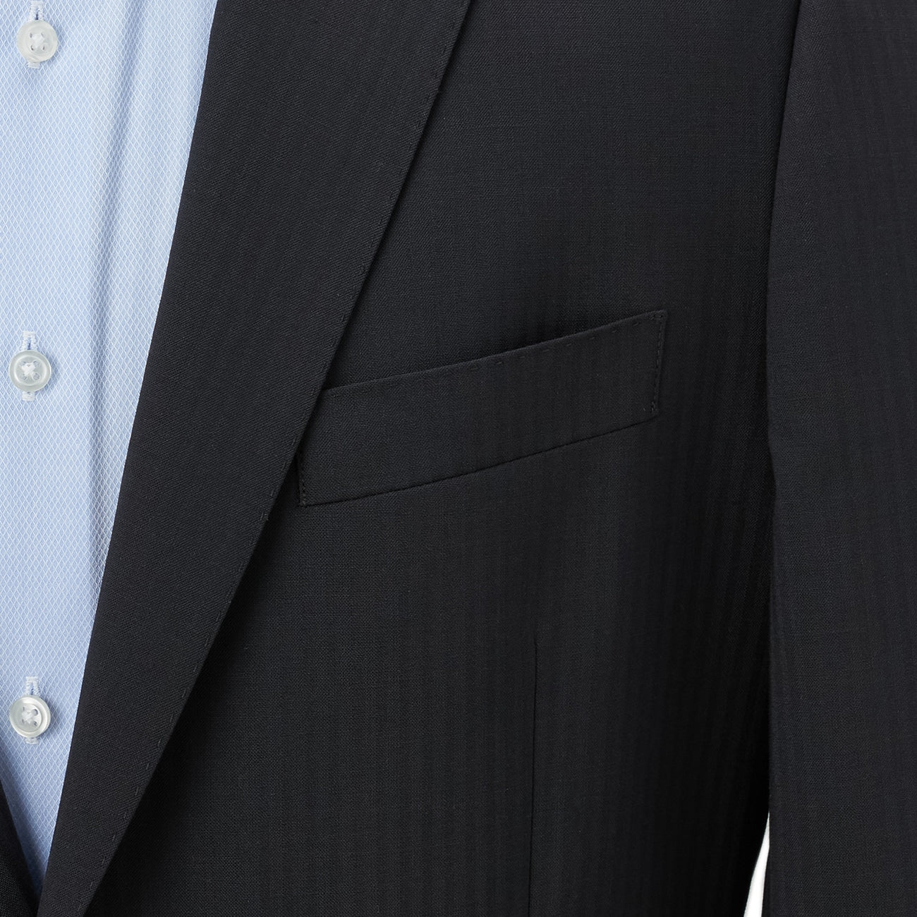 SUPER Aircool Washable Shadow Stripe Slim Fit 2-Pant Suit - Black - Image 9