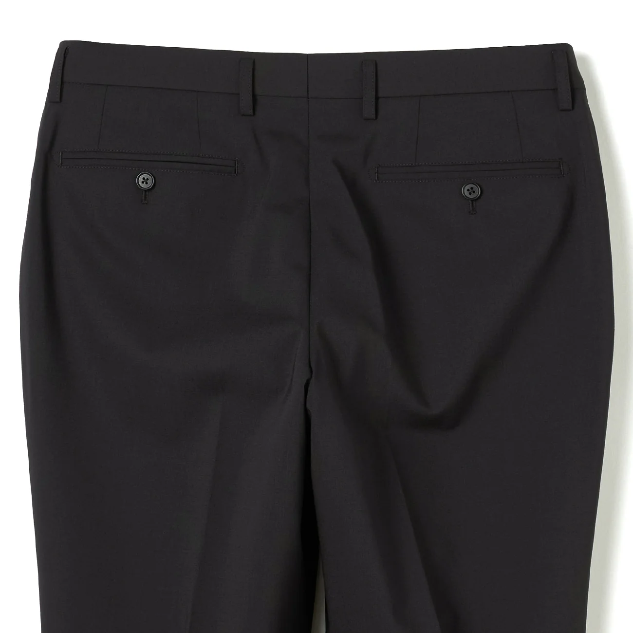 SUPER Aircool Washable Solid Slim Fit 2-Pant Suit - Black - Image 17