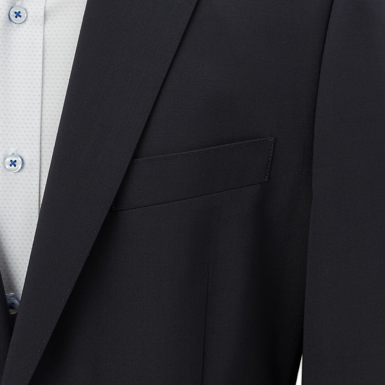 SUPER Aircool Washable Solid Slim Fit 2-Pant Suit - Navy - Image 10