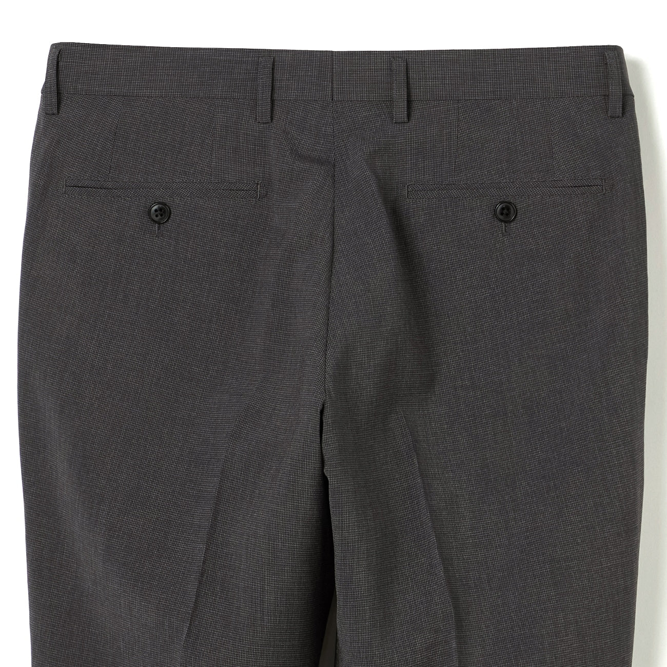 Aircool Washable 2-Pant Houndstooth Slim Fit Suit - Gray - Image 17