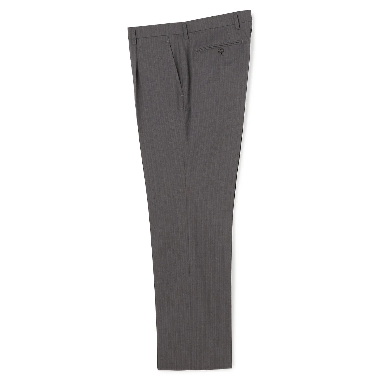 Premium Stretch Stripe 2-Pant Suit - Gray - Image 8