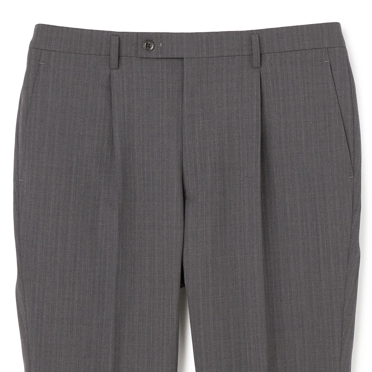 Premium Stretch Stripe 2-Pant Suit - Gray - Image 9
