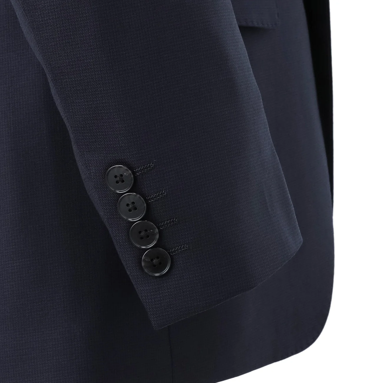 Golden Prestige Line Houndstooth Suit - Navy - Image 11