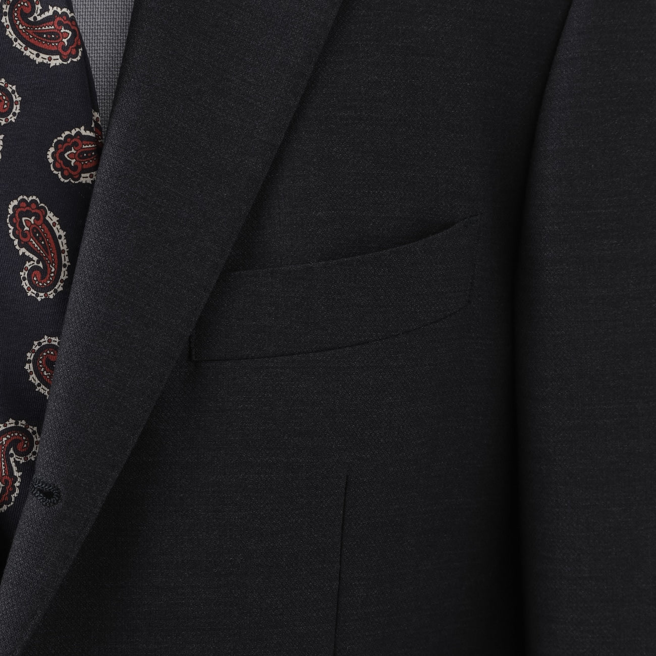 Golden Prestige Line Solid Suit - Charcoal Gray - Image 10