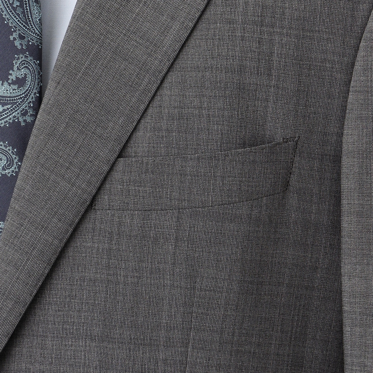 SUPER Aircool Washable Slim Fit Suit - Gray - Image 3