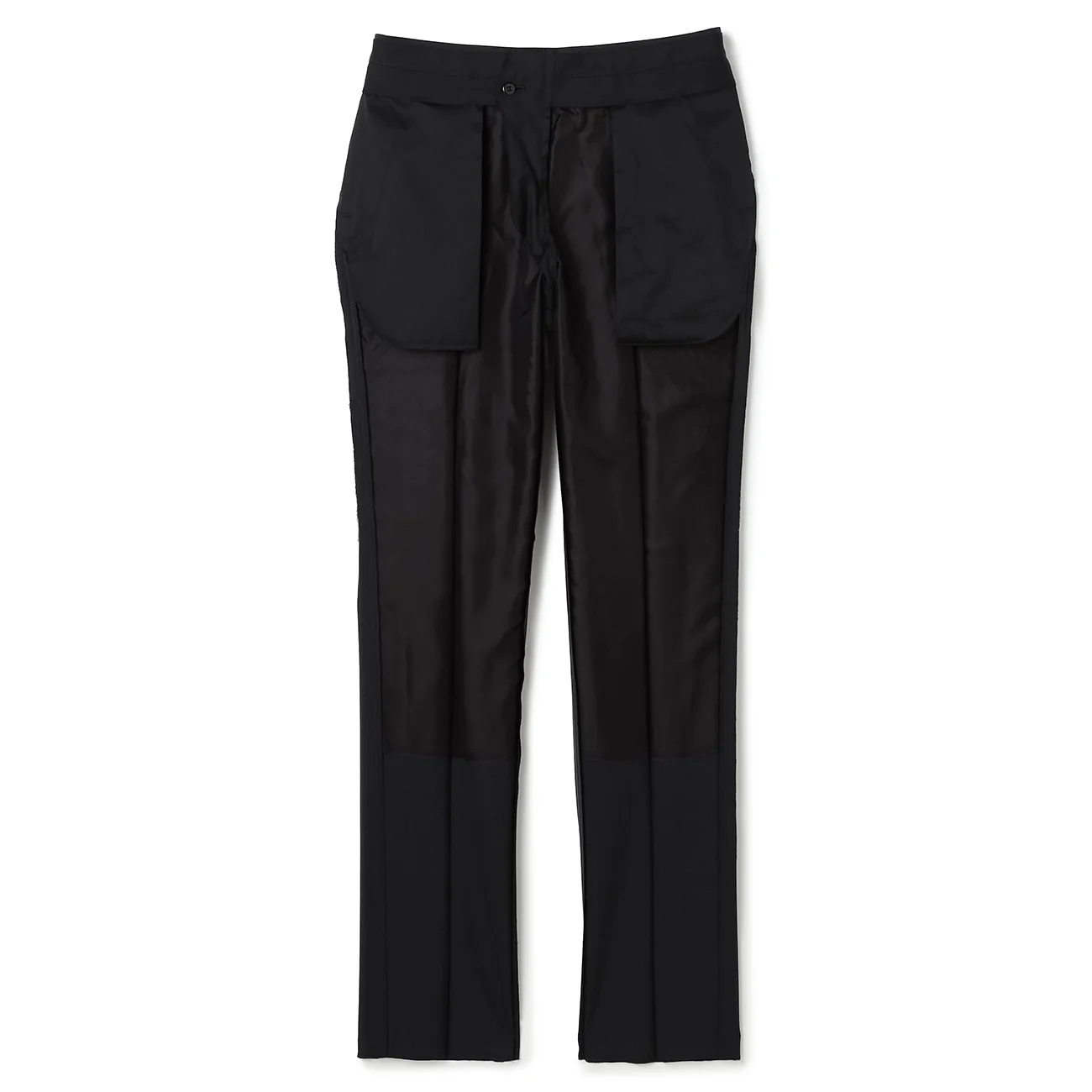 Golden Prestige Line Stripe Slim Fit Suit - Charcoal Gray - Image 12
