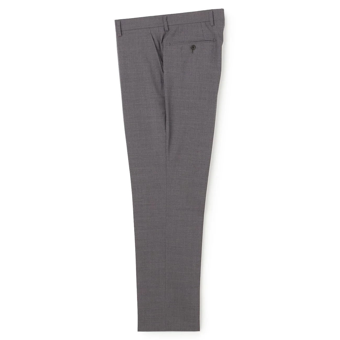SUPER Aircool Washable Slim Fit Shadow Stripe 2-Pant Suit - Gray - Image 14