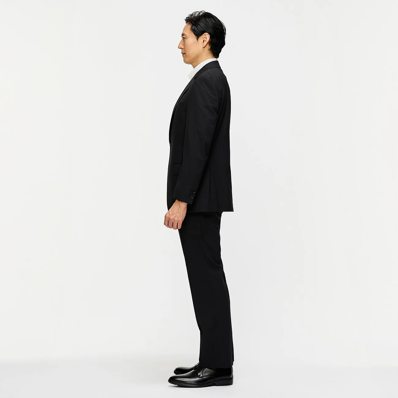 SUPER Aircool Washable Shadow Stripe 2-Pant Suit - Black - Image 4