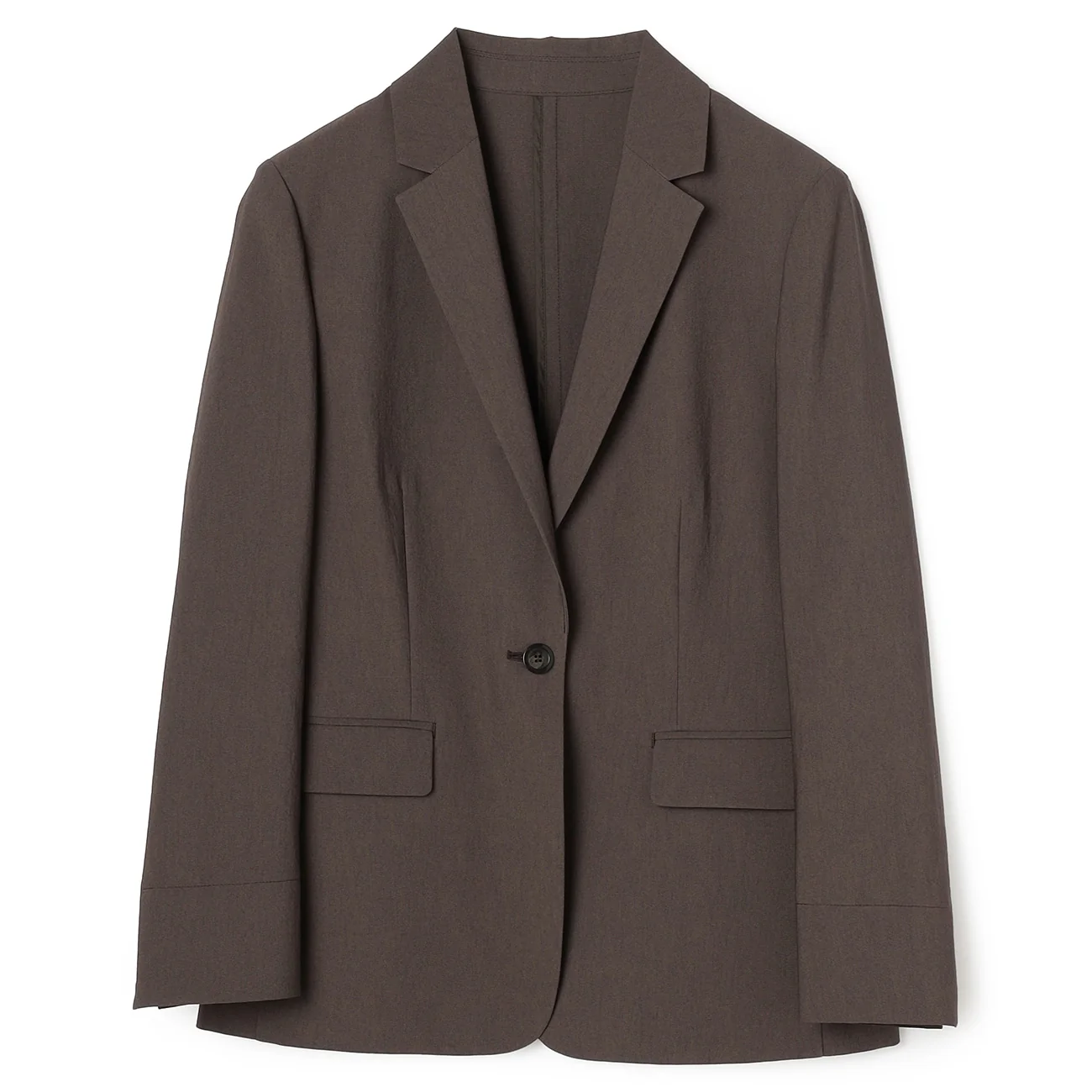 Airy Dry Tailored Jacket - Brown - Image 8