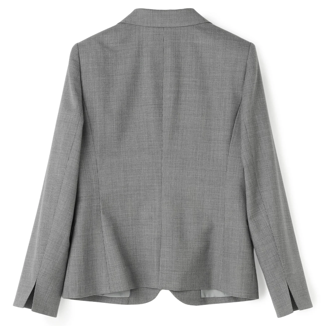 Washable Houndstooth Jacket - Blue Gray - Image 6