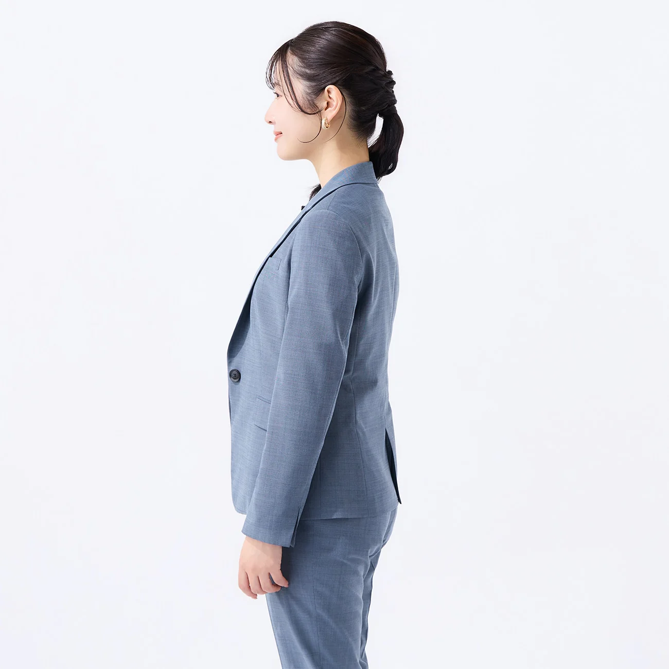 Aircool Washable Stretch Tailored Jacket - Blue Gray - Image 2