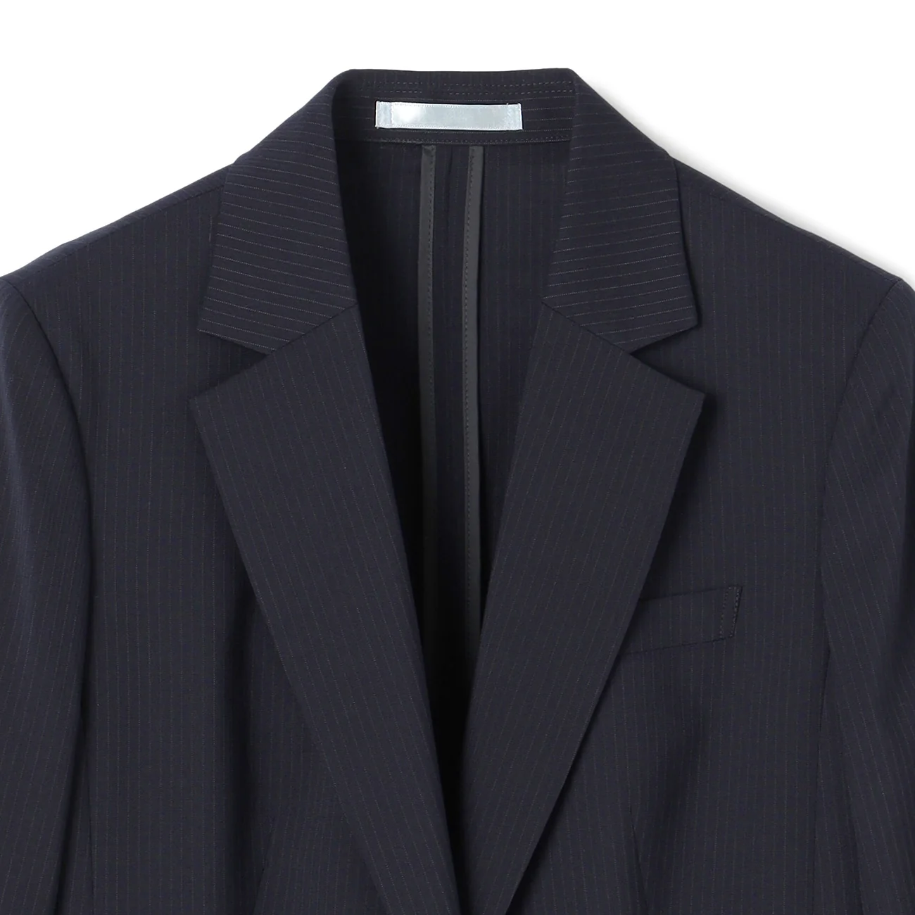 Aircool Washable Stretch Stripe Tailored Jacket - Navy - Image 9
