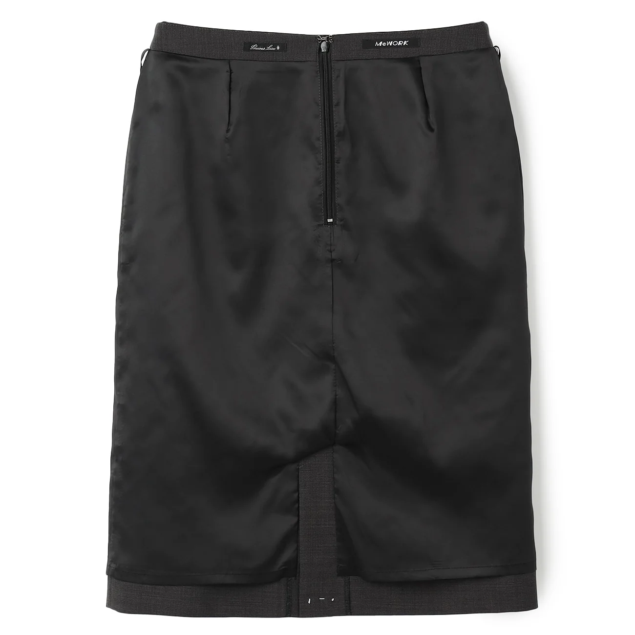 Washable Tight Skirt -Gray - Image 11
