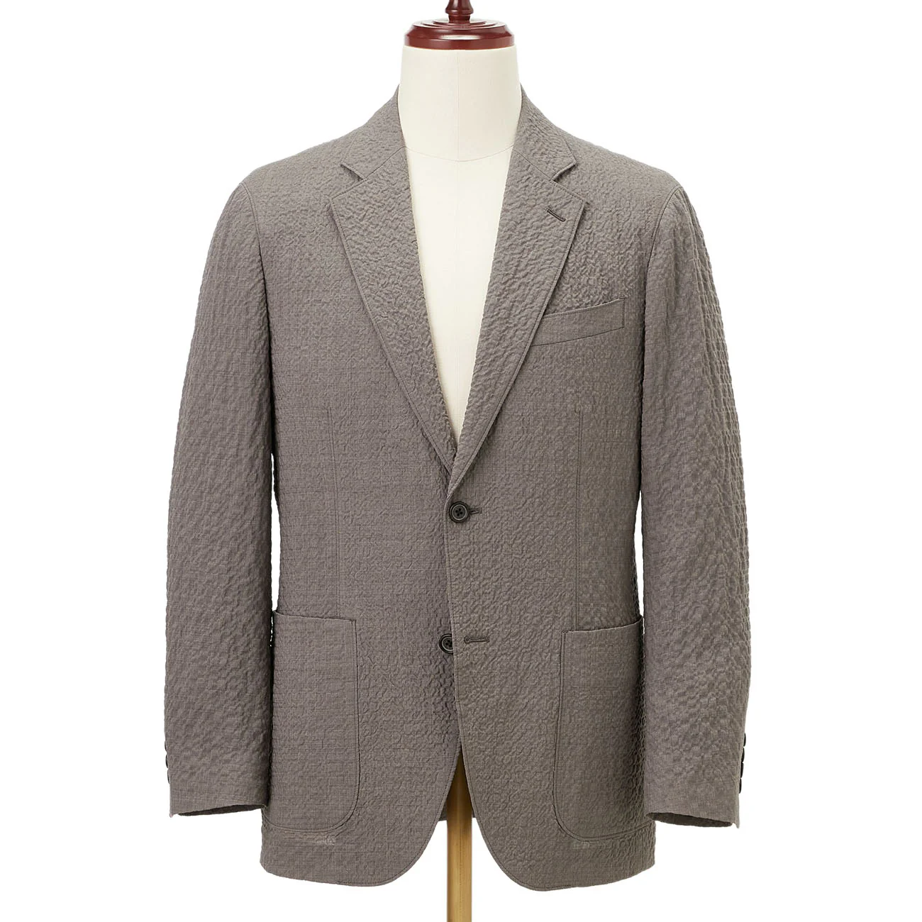Wool Seersucker Suit Jacket - Image 22