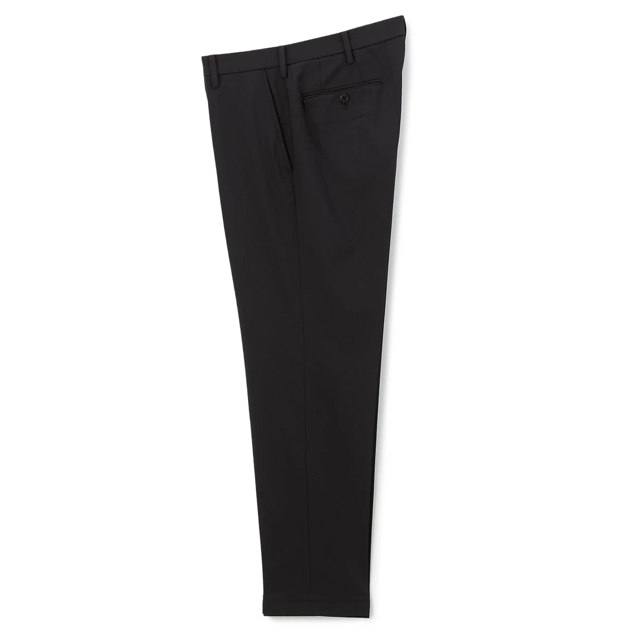 Adjustable Hem Super Stretch Flat Front Tapered Dress Pants - Image 11