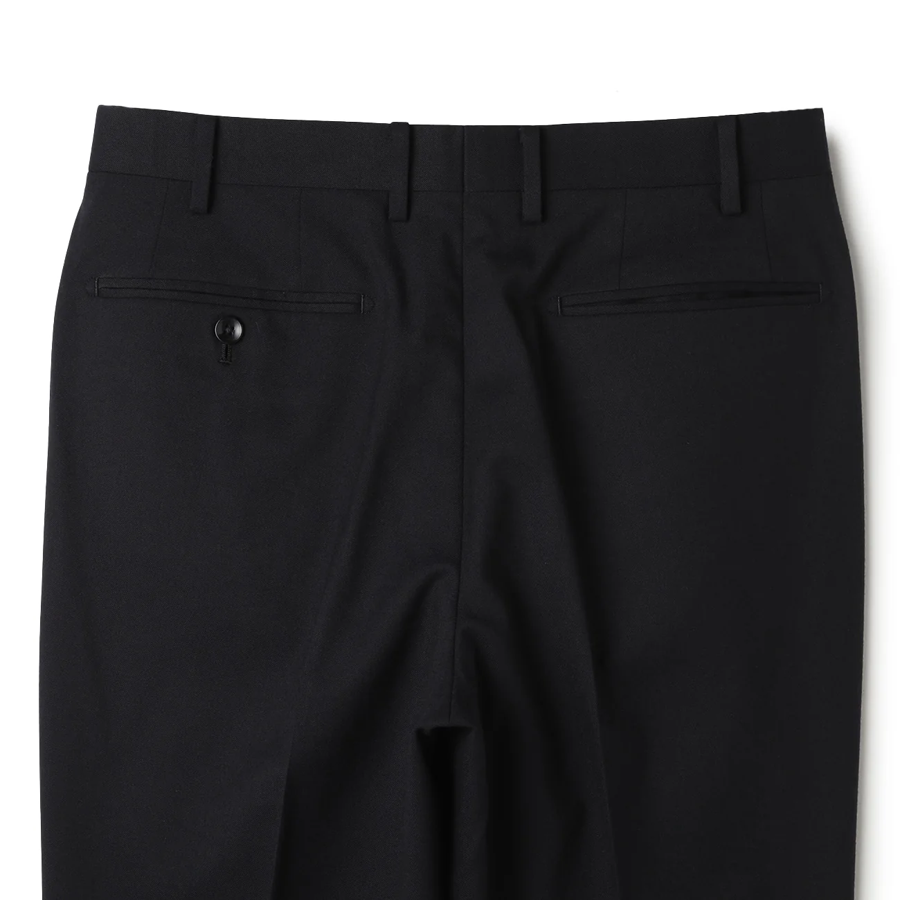 Washable Stretch Milled Wool Blend Flat Front Tapered Pants - Image 9