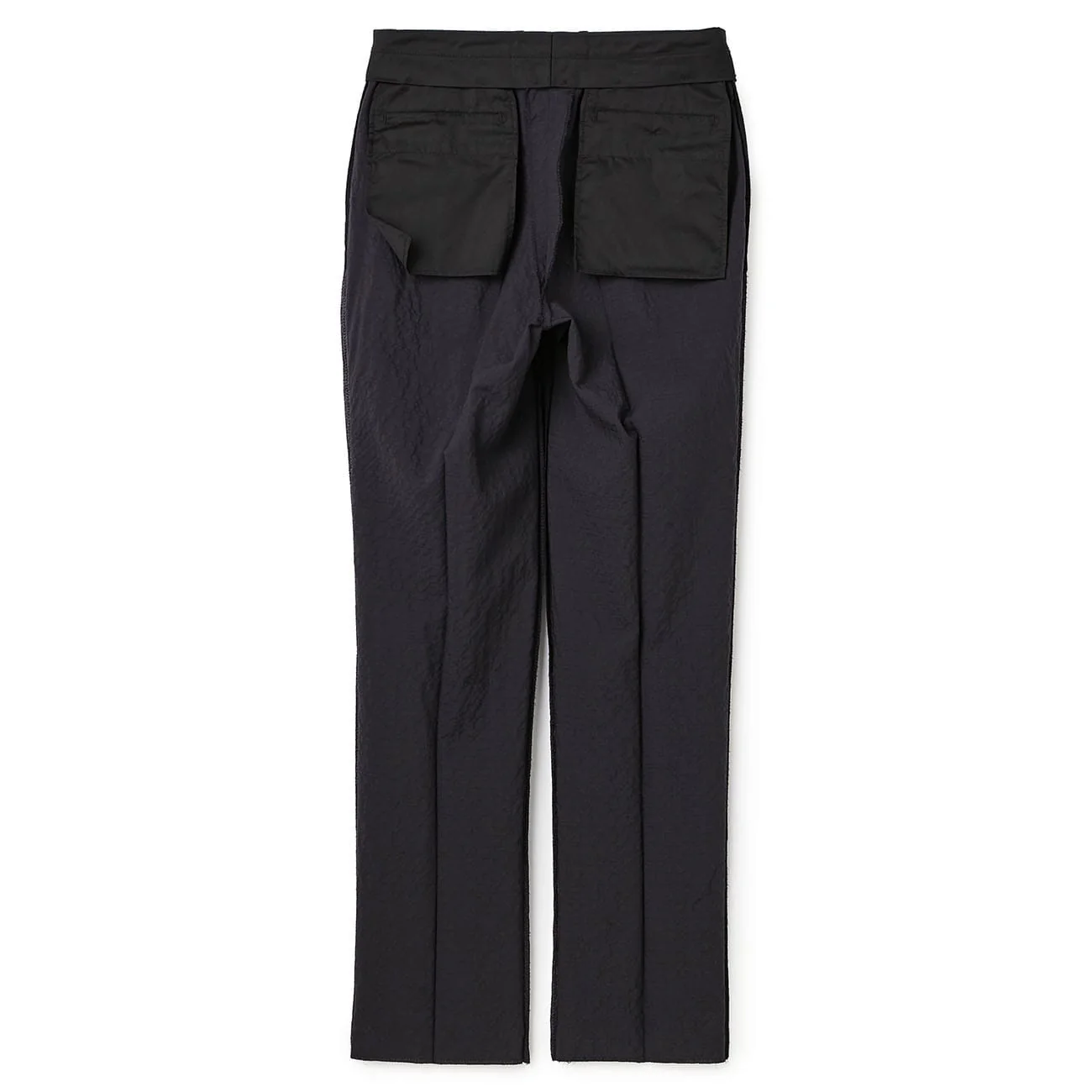 Wool Seersucker Single-Pleated Suit Pants - Image 7
