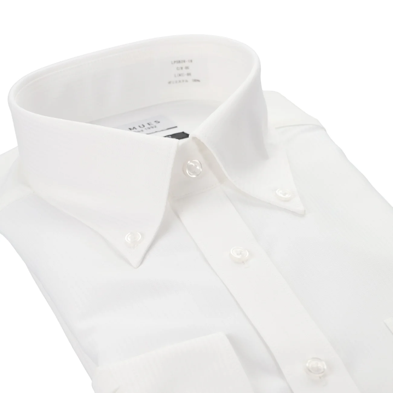Non-Iron Super Stretch Button-Down Shirt - White - Image 3