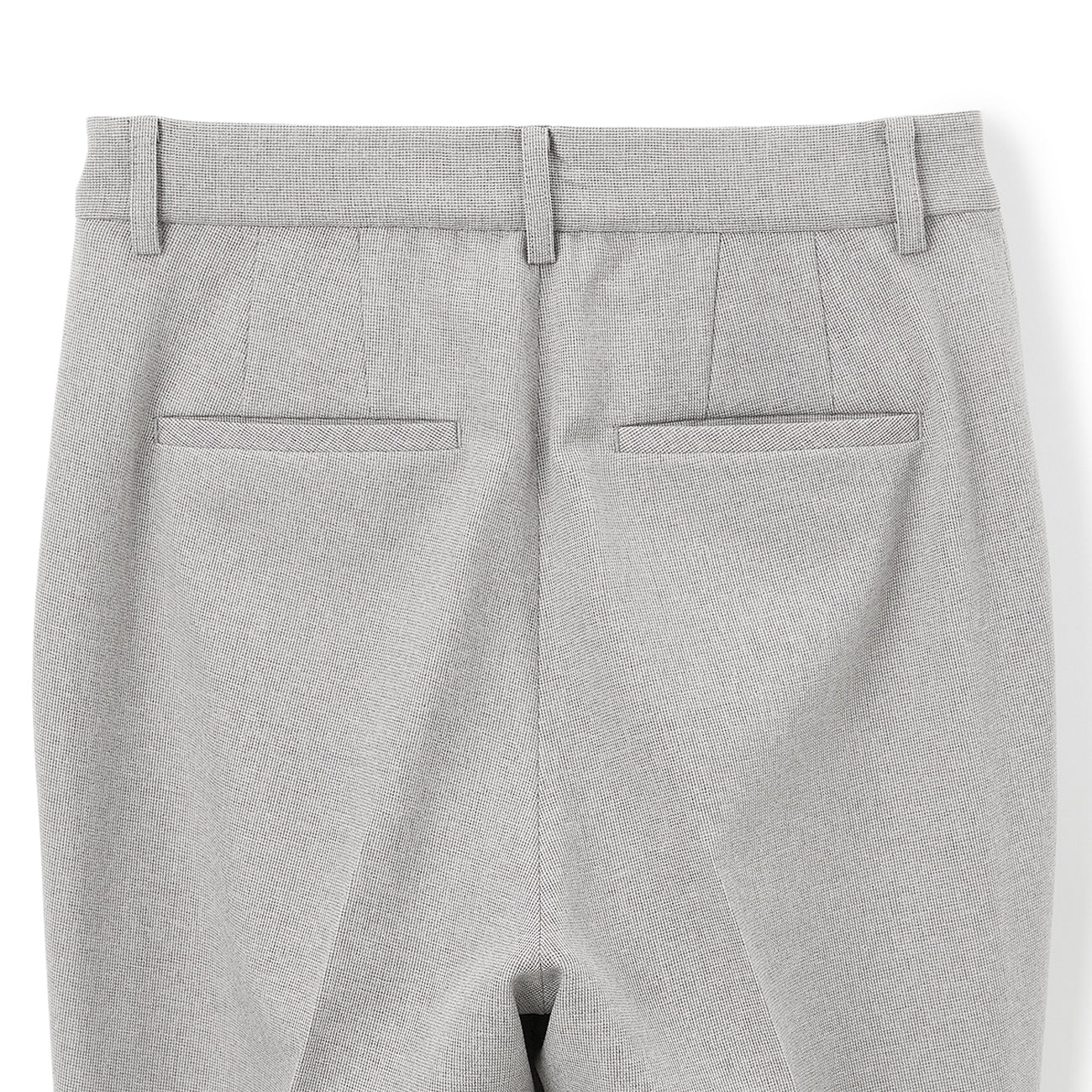 Stretch Melange Flare Pants - Light Gray - Image 6