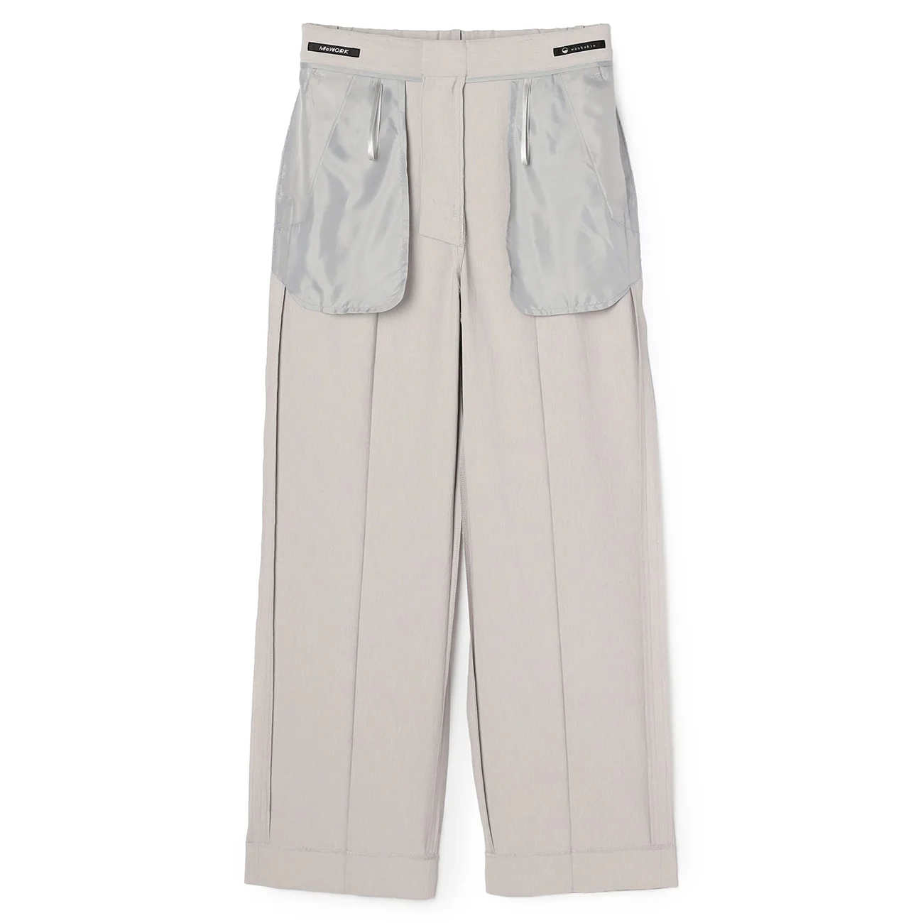 Airy Dry Wide Pants - Gray Beige - Image 12
