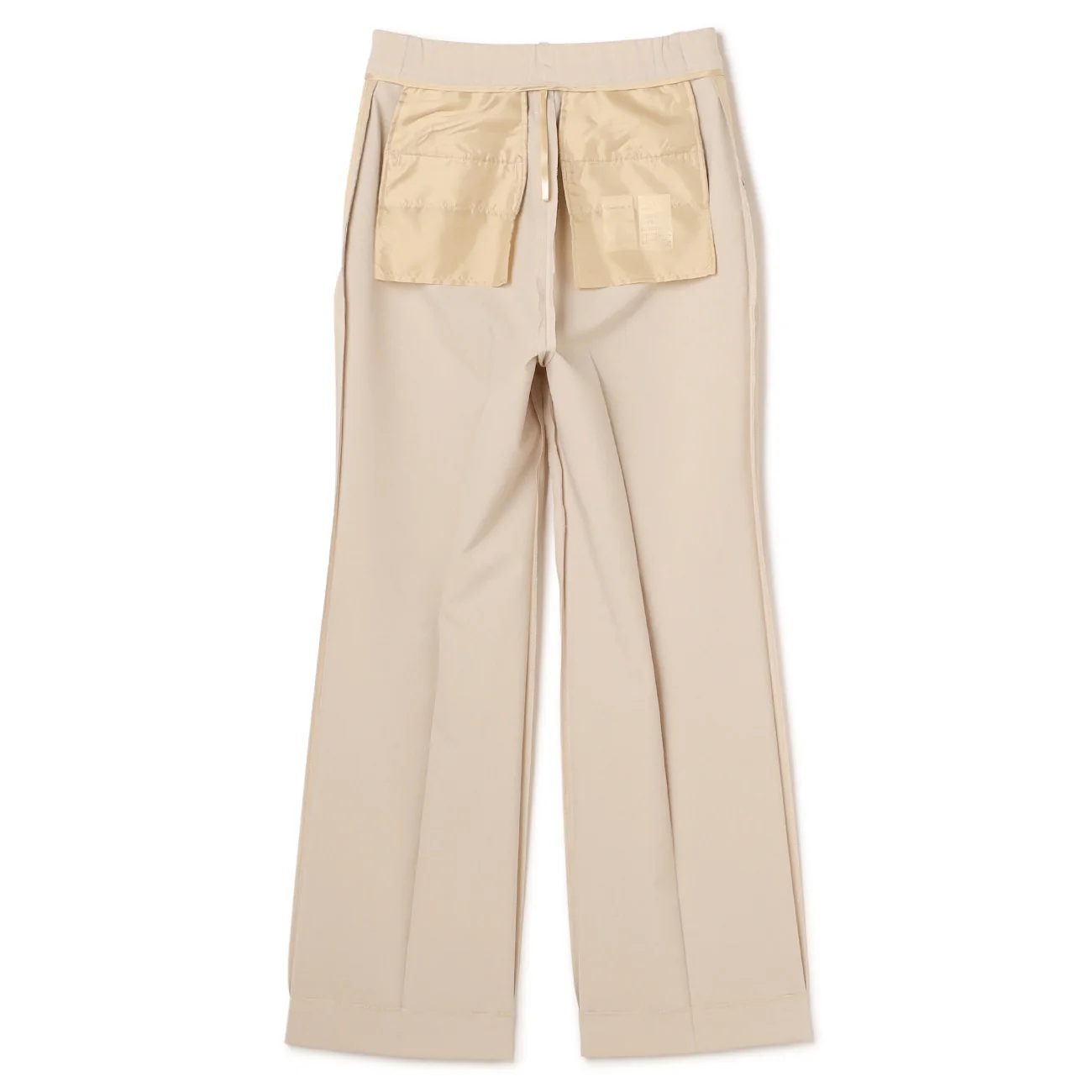 RIRANCHA Stretch Wide Pants - Beige - Image 15