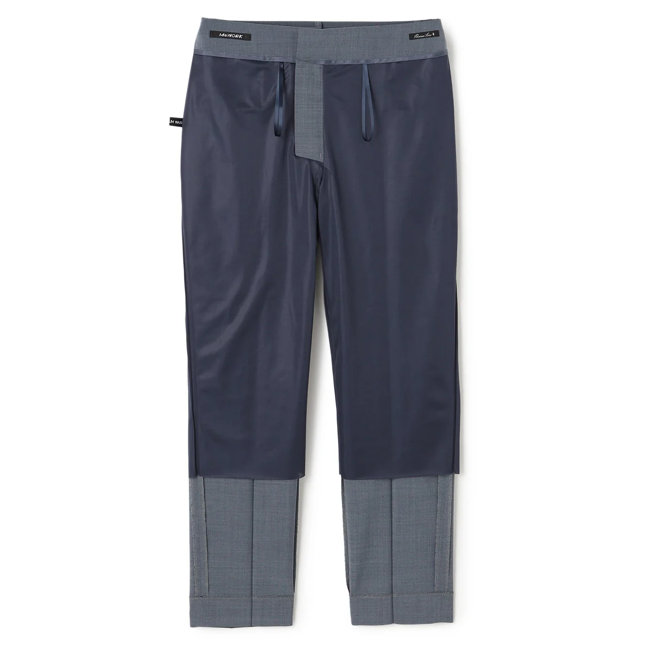 Aircool Washable Stretch Cropped Pants - Blue Gray - Image 10