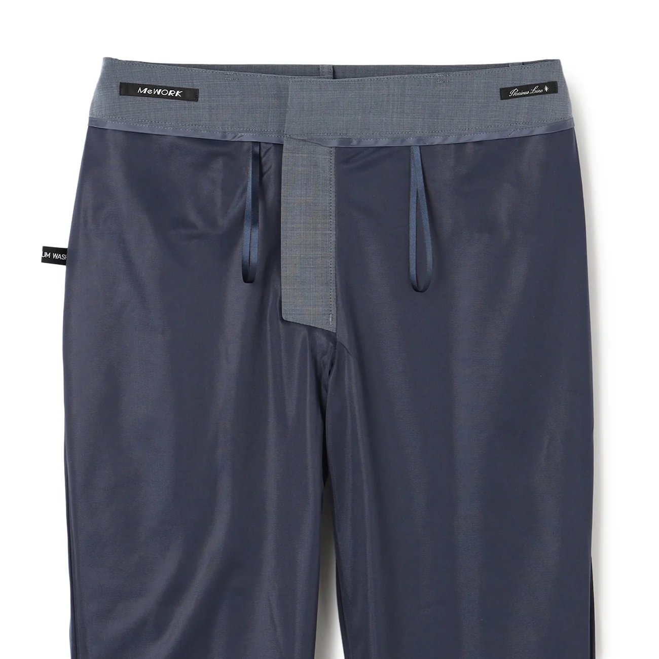 Aircool Washable Stretch Cropped Pants - Blue Gray - Image 12