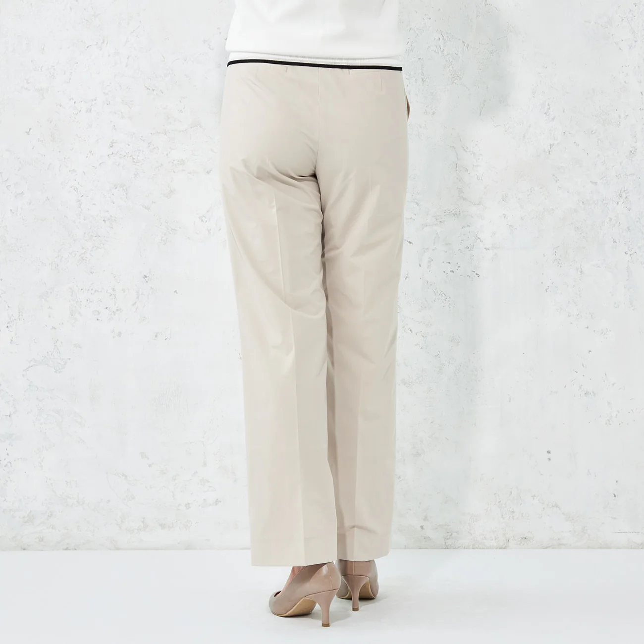 TEXBRID Wide Pants - Beige - Image 7