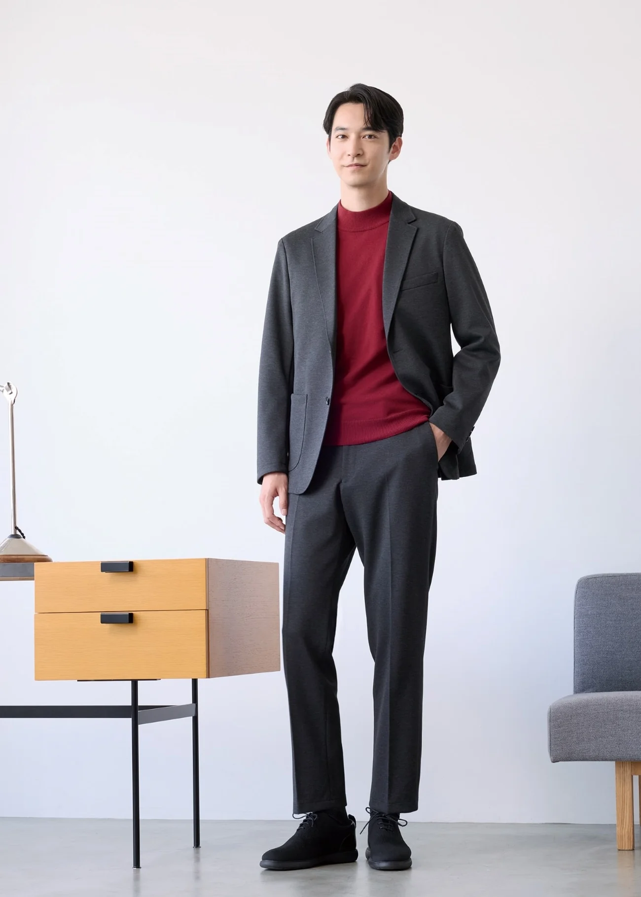 Pajama Suits Premium Jersey Jacket - Gray - Image 6