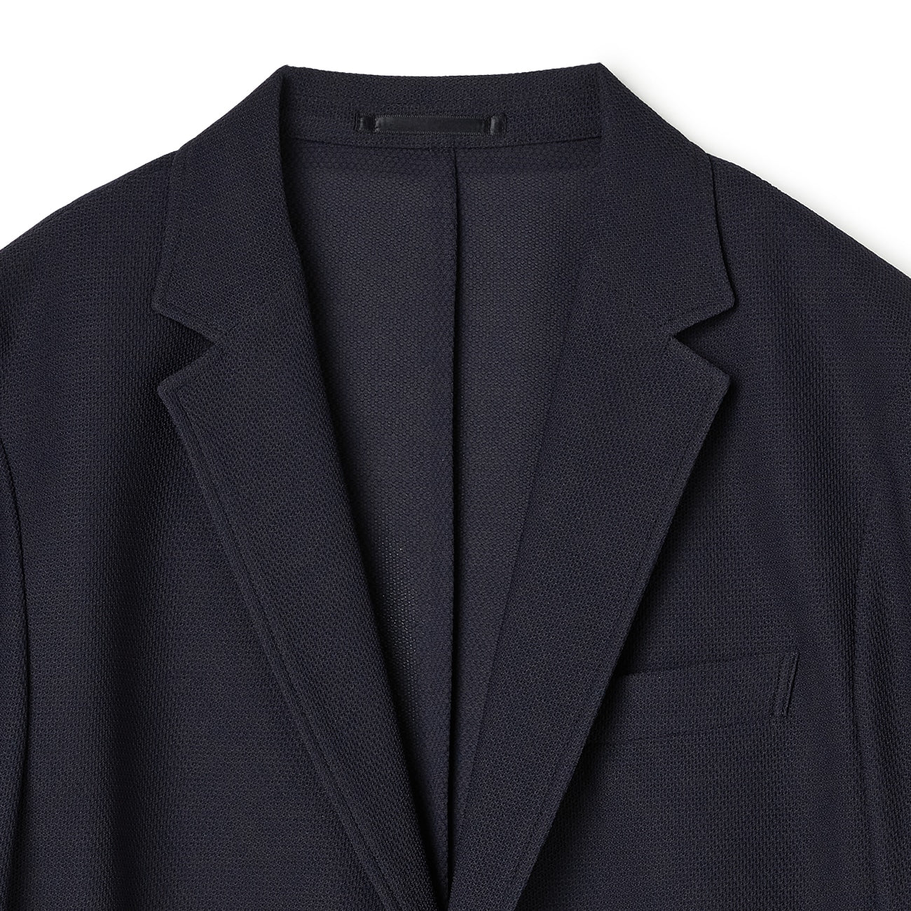 Pajama SUITS SUPER Aircool Washable Stretch Jacquard Jacket - Navy - Image 3
