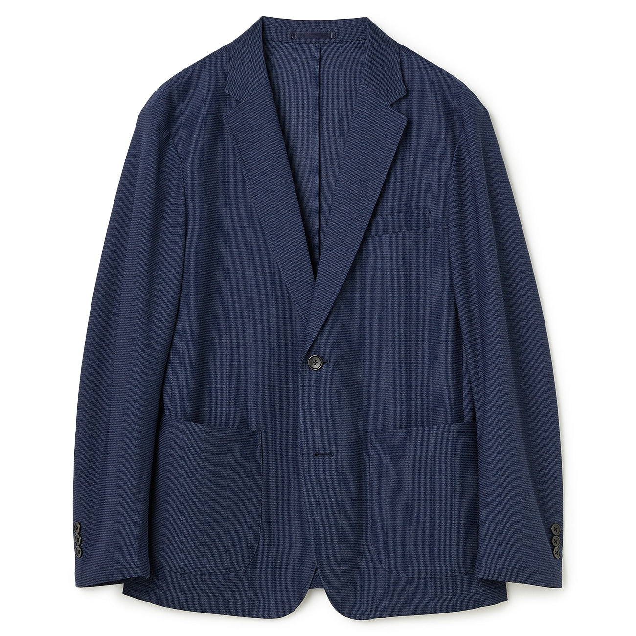 Pajama SUITS SUPER Aircool Washable Stretch Melange Jacket - Navy - Image 4