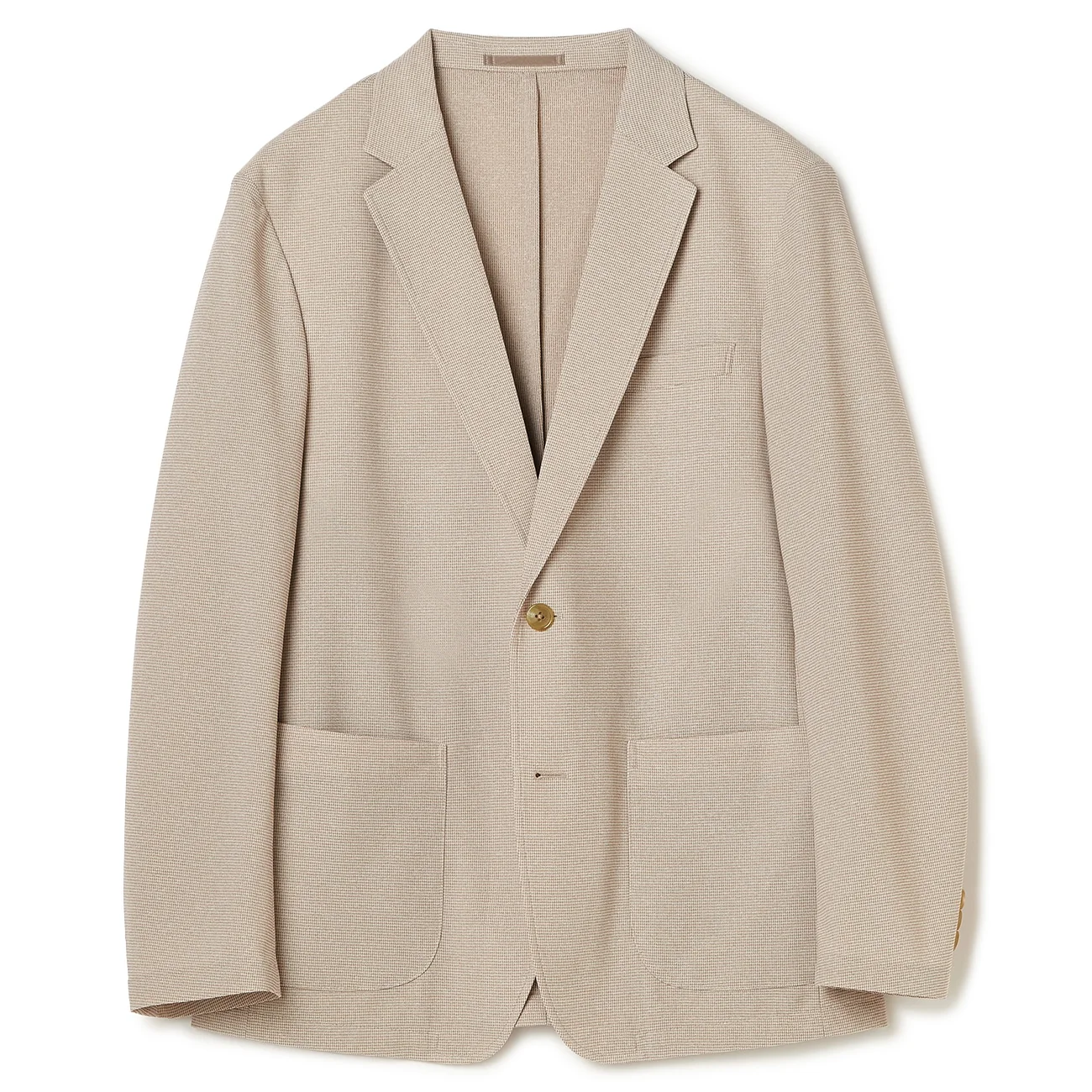 Pajama SUITS SUPER Aircool Washable Stretch Melange Jacket - Beige - Image 4