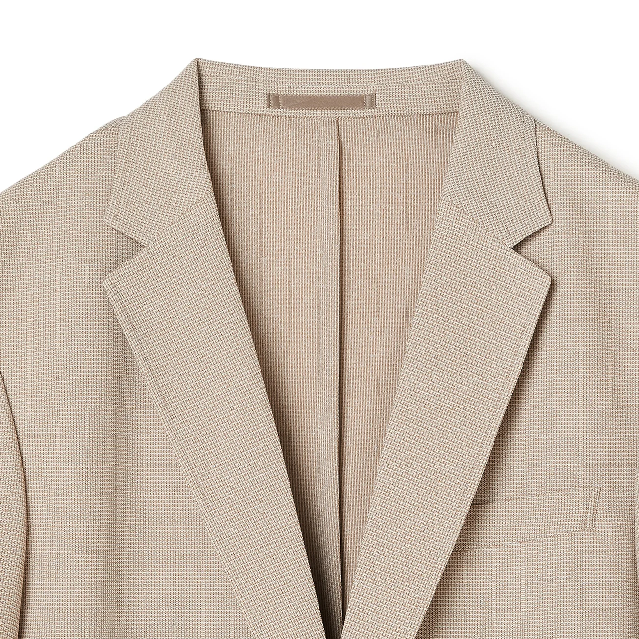Pajama SUITS SUPER Aircool Washable Stretch Melange Jacket - Beige - Image 6