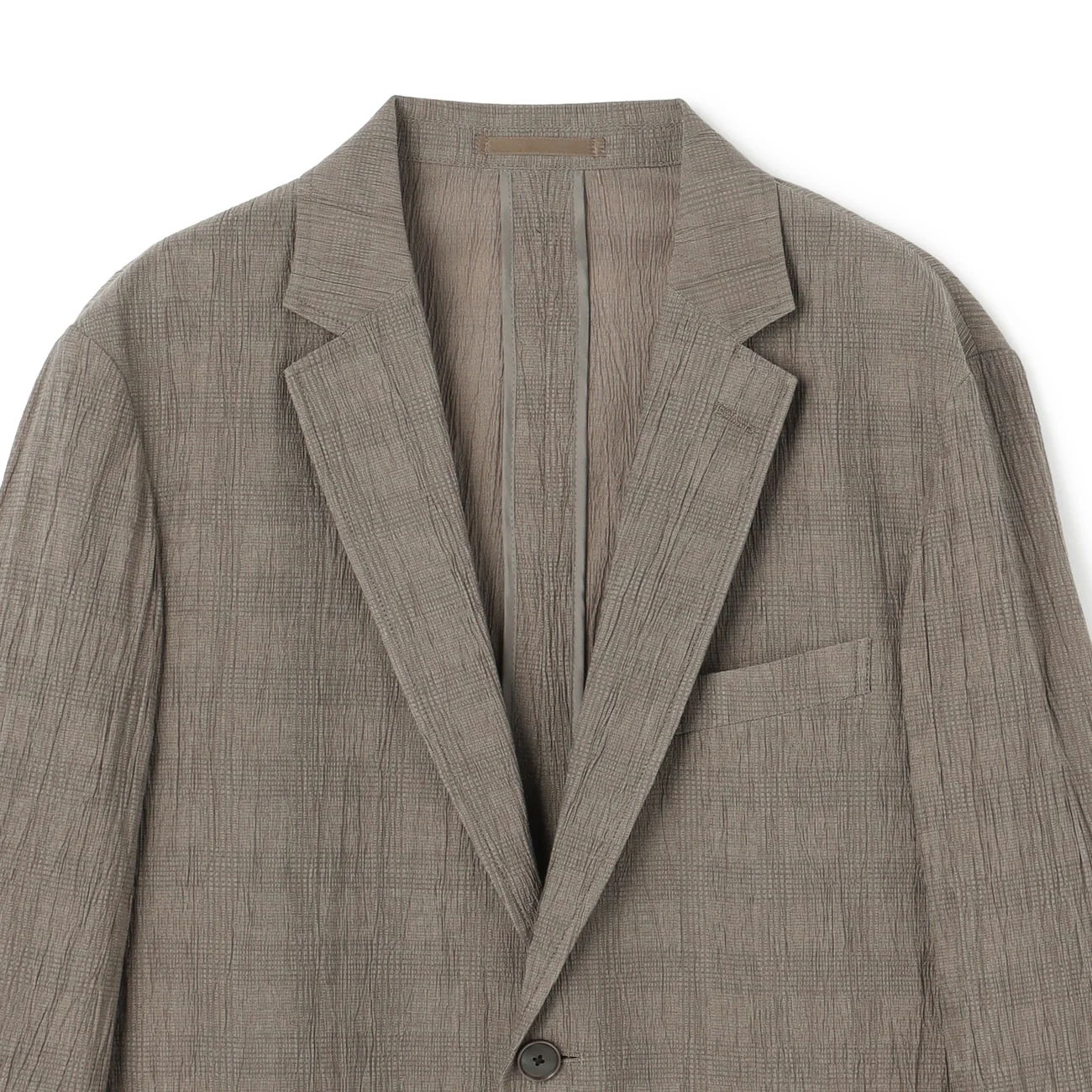 Pajama SUITS Premium SUPER Aircool Washable Stretch Crepe Jacket - Gray Beige - Image 5
