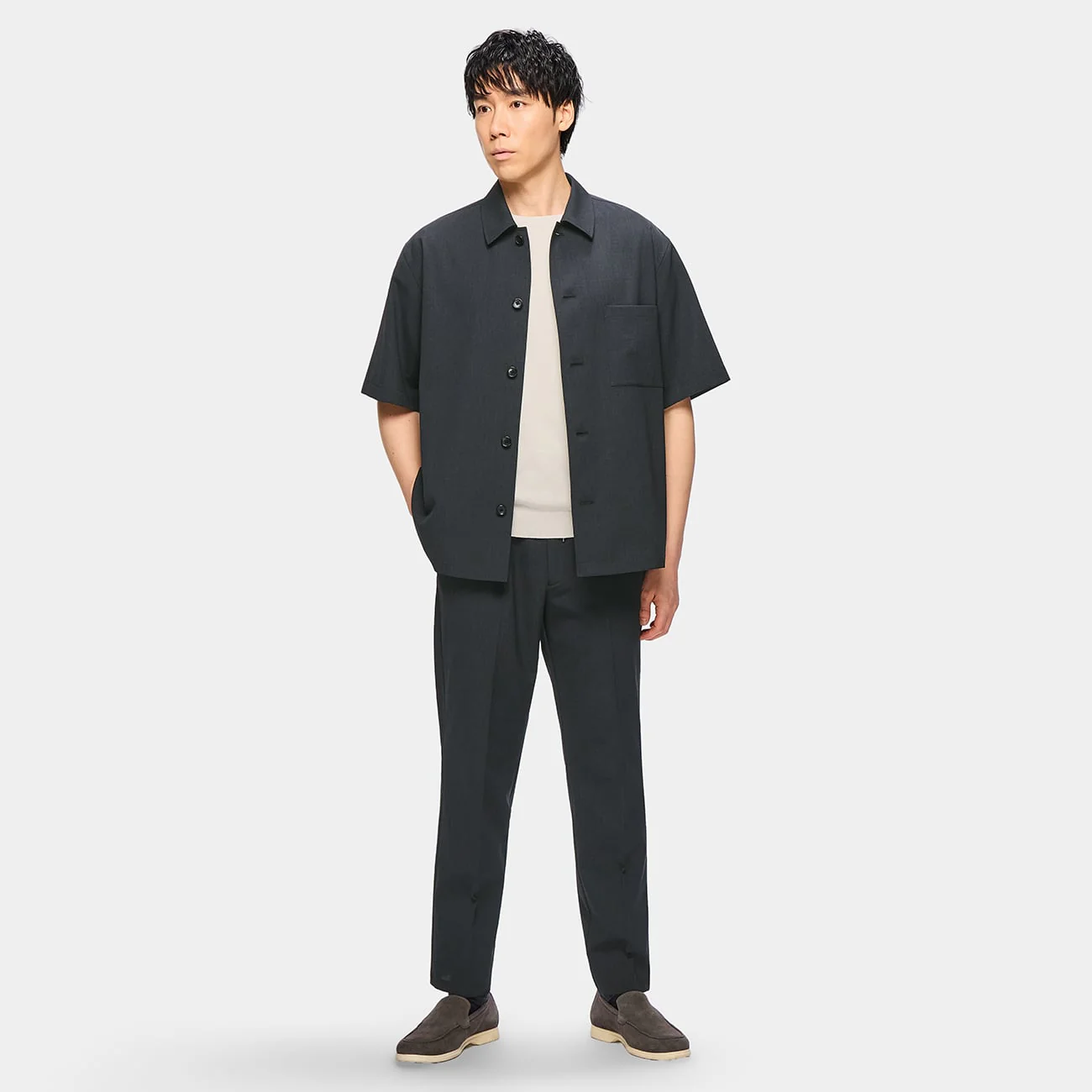 Linen-Like Shirt Jacket - Image 12