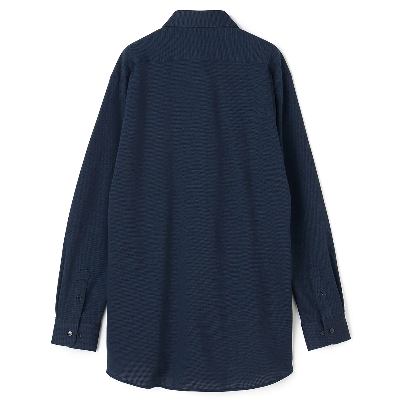 Bizknit Non-iron Stretch Cutaway Shirt - Navy - Image 4