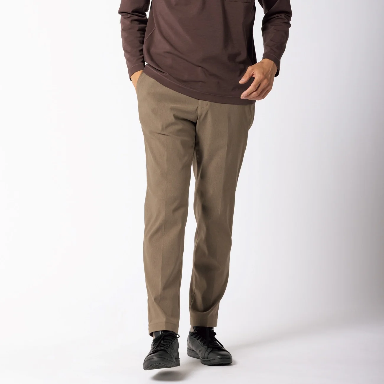 Adjustable Hem Stretch Tapered Pants - Image 18