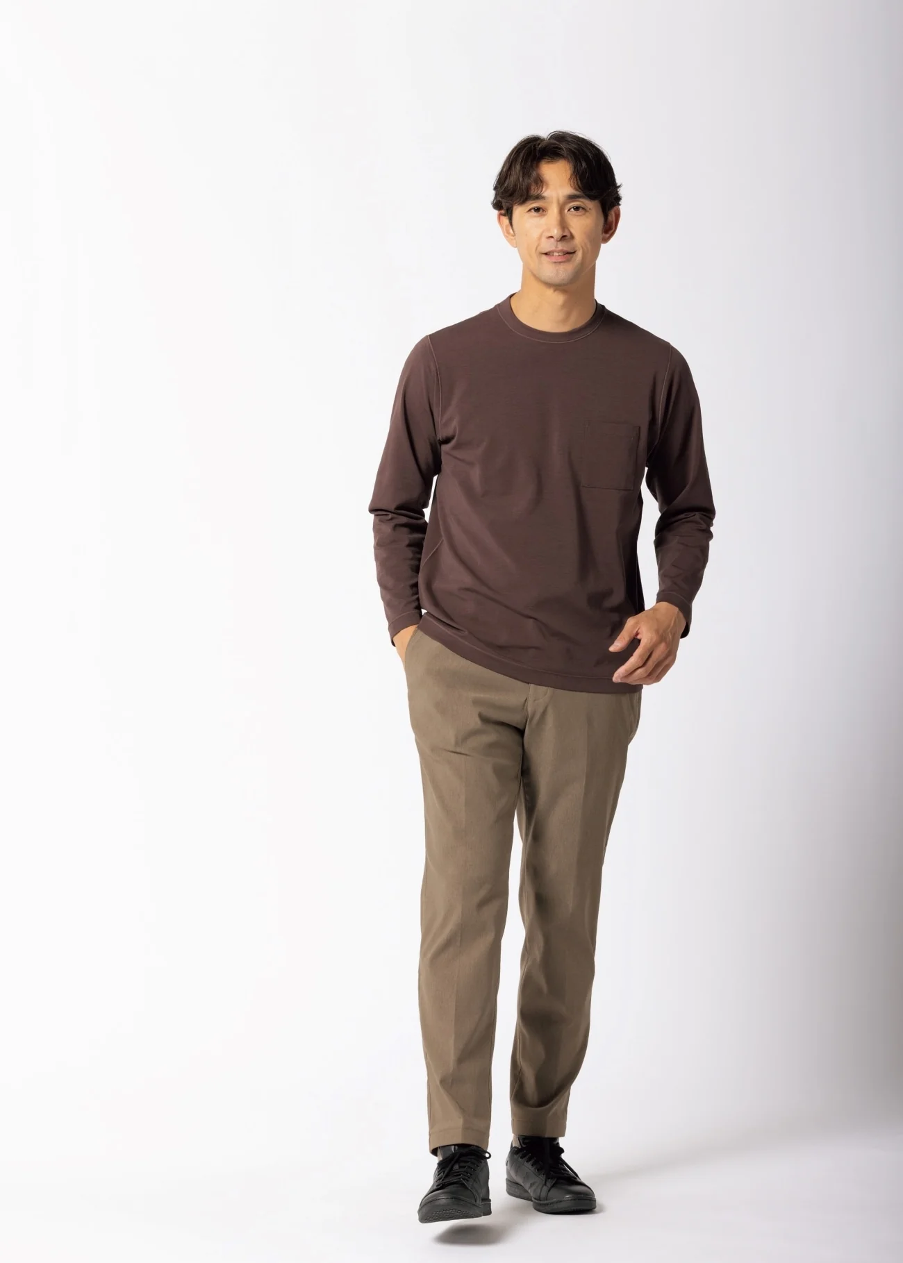 Adjustable Hem Stretch Tapered Pants - Image 19