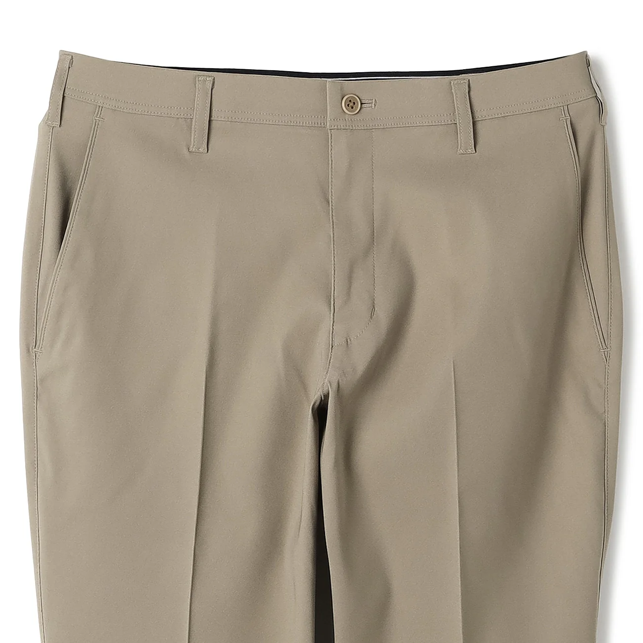 Adjustable Hem Stretch Tapered Plain Pants - Image 11