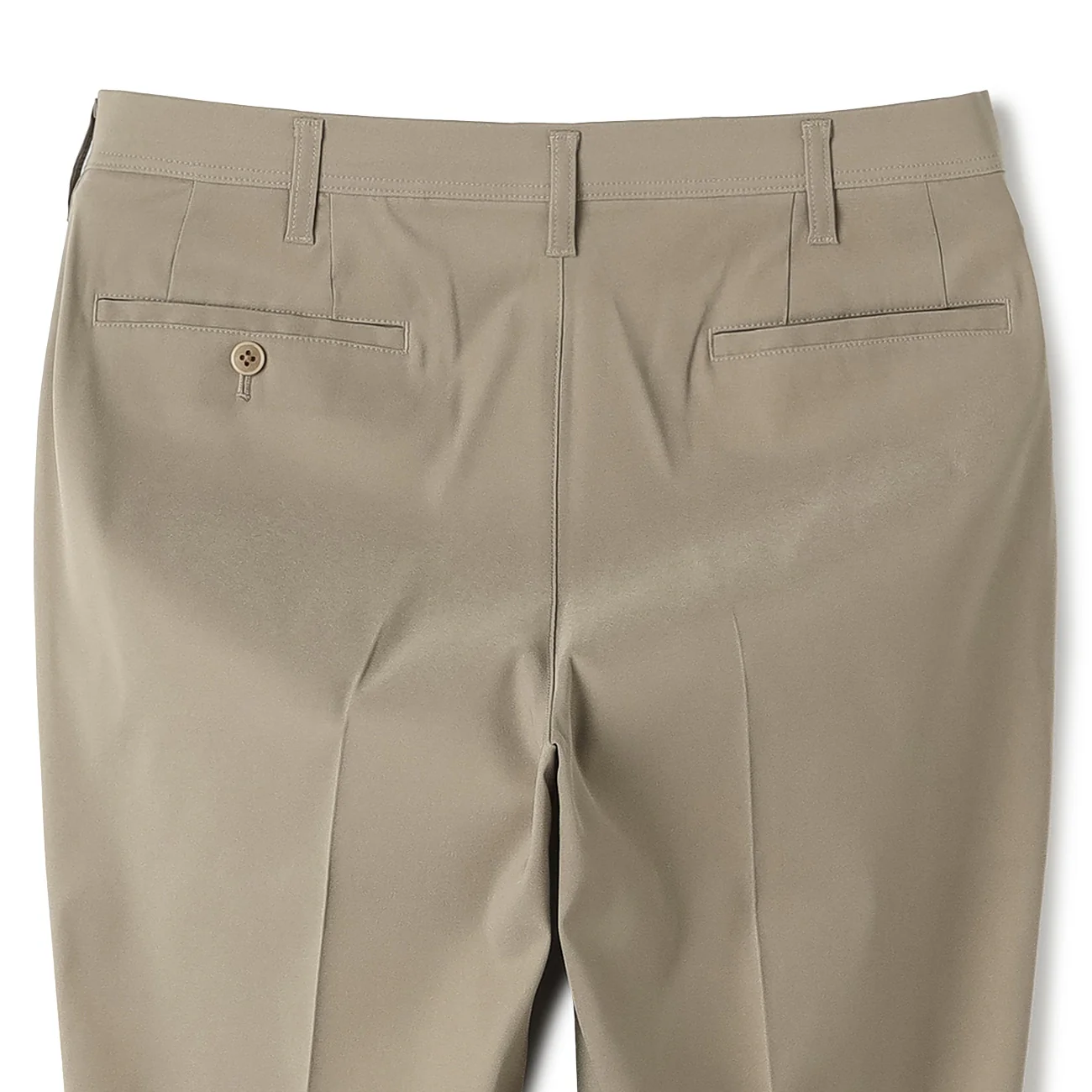 Adjustable Hem Stretch Tapered Plain Pants - Image 12