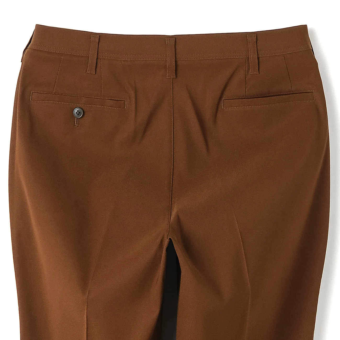 Adjustable Hem Stretch Tapered Plain Pants - Image 20