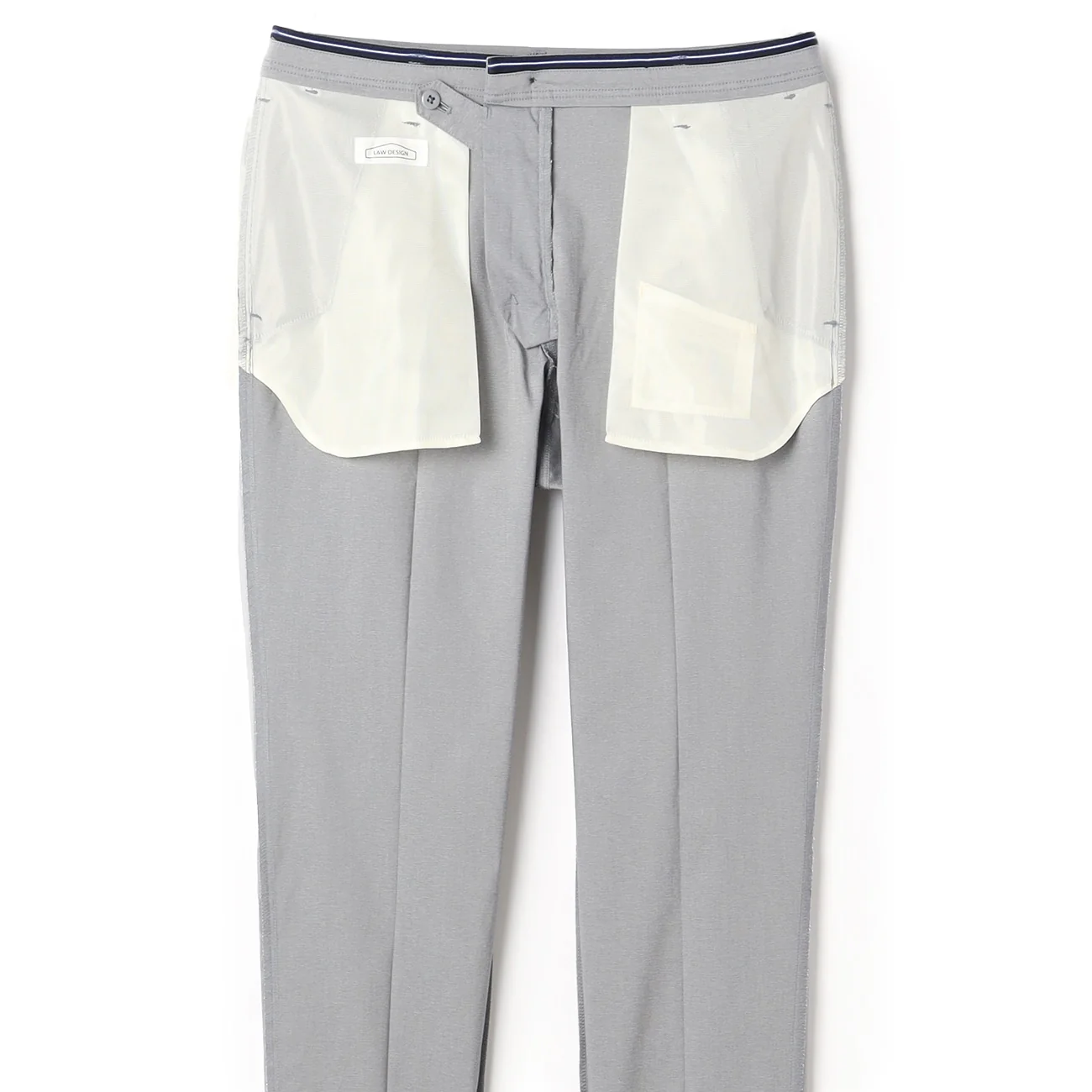 Adjustable Hem Super Stretch Cotton-Like Tapered Pants - Image 22