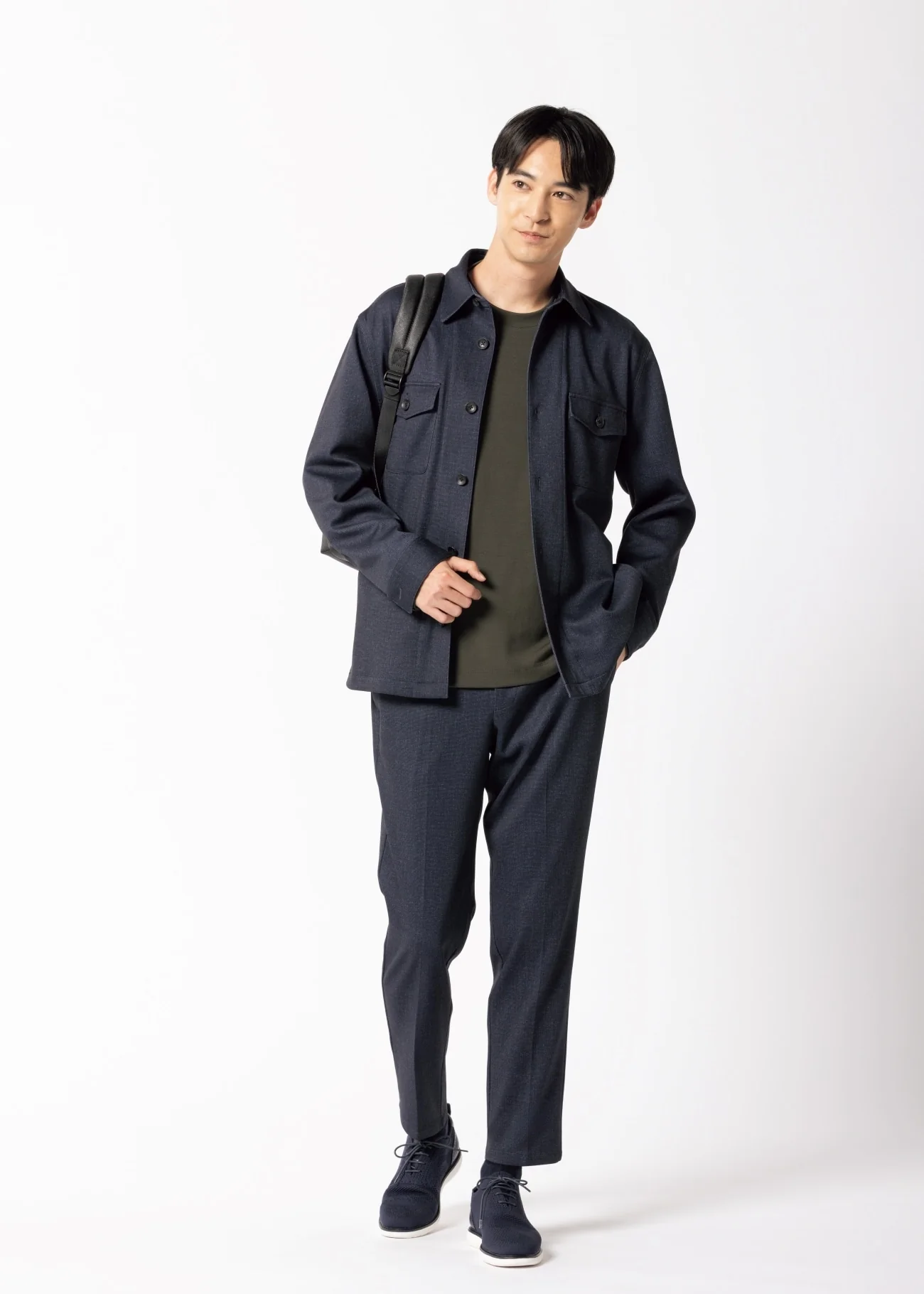 Pajama Suits Printed Jersey Pants - Navy - Image 2