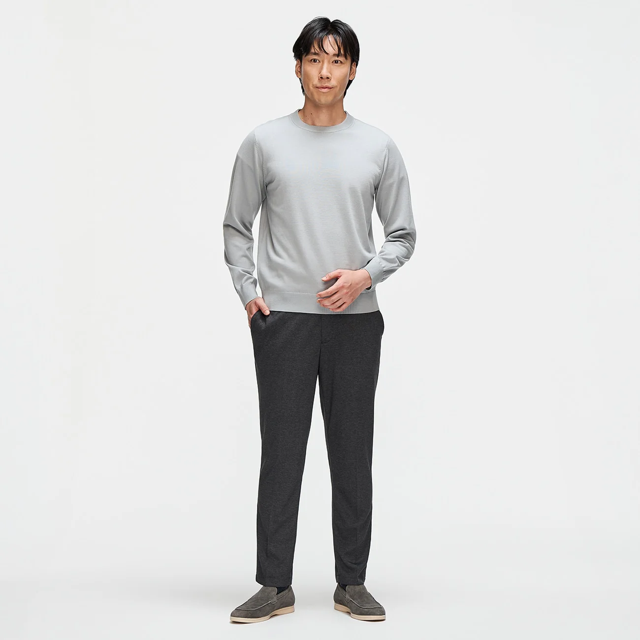 Pajama Suits Printed Jersey Pants - Charcoal Gray - Image 2