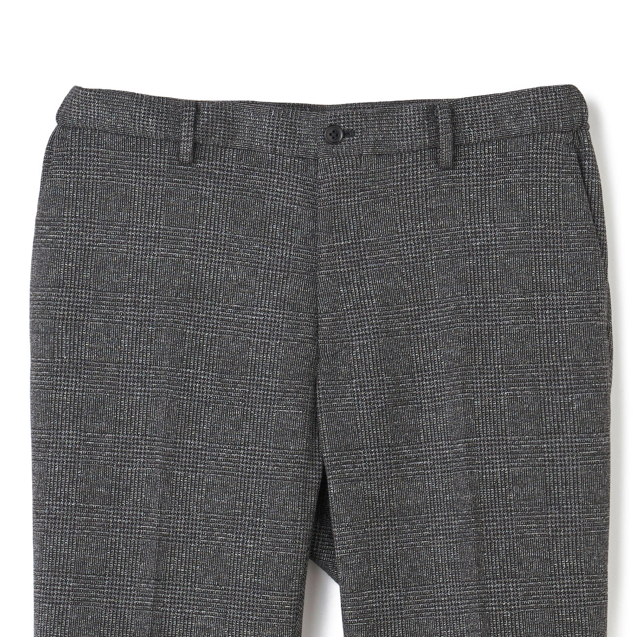 Pajama Suits Premium Jersey Glen-Plaid Pants - Medium Gray - Image 6
