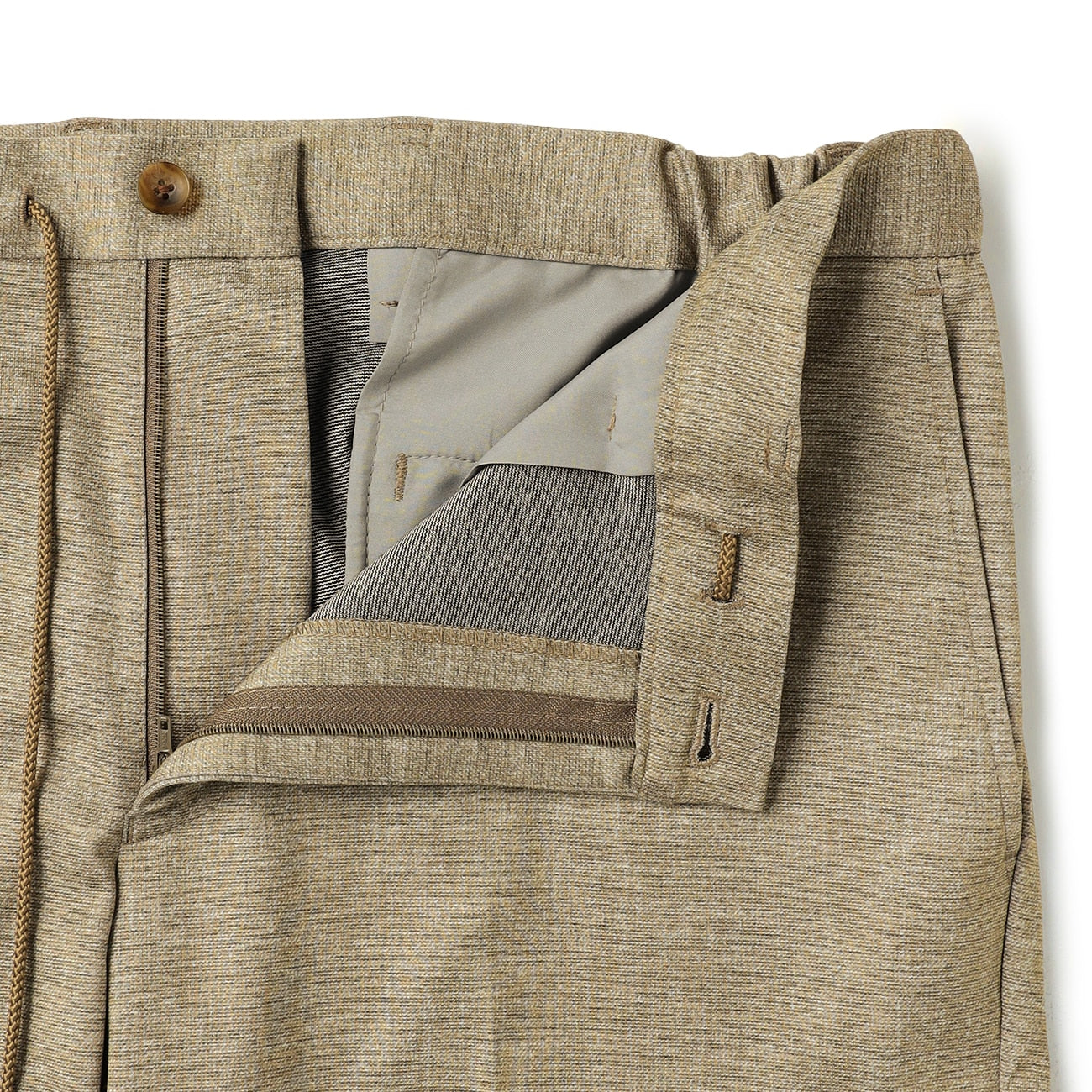 Pajama Suits Printed Jersey Pants - Beige - Image 7